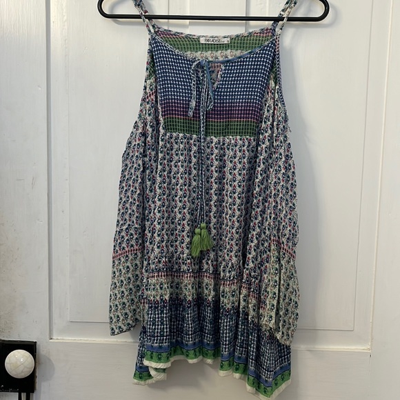 Boho cold shoulder top - Picture 1 of 4